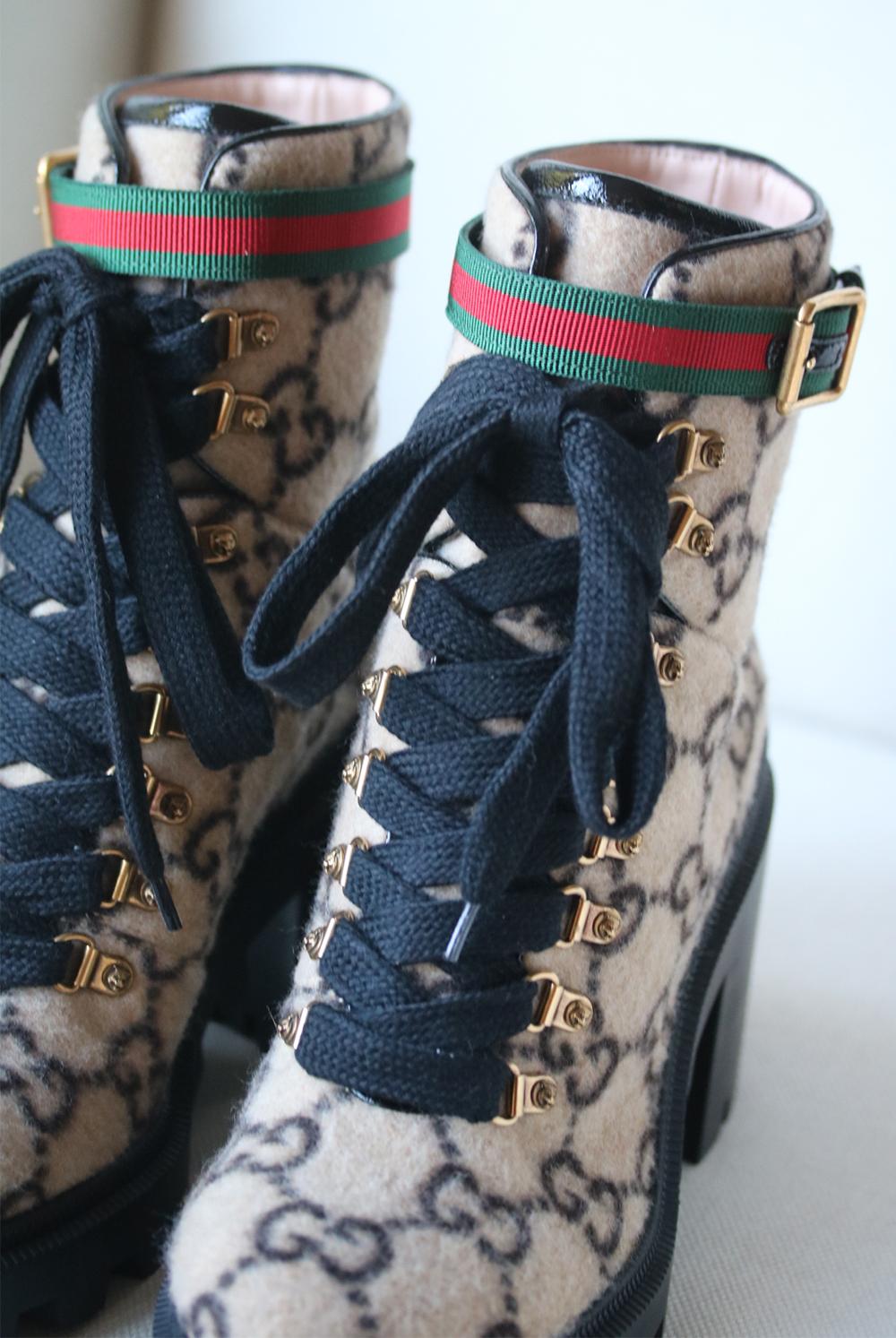 gucci trip ankle boots