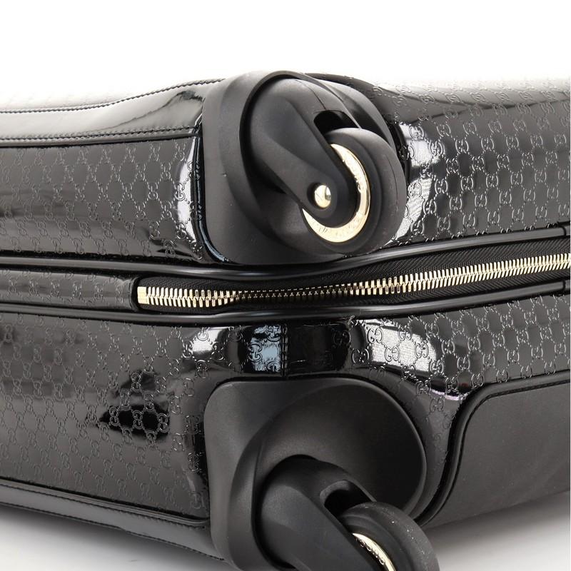 Women's or Men's Gucci Trolley Rolling Luggage Microguccissima Patent