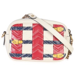 Gucci Trompe L'Oeil Print Calfskin Matelasse Small GG Marmont Camera Bag