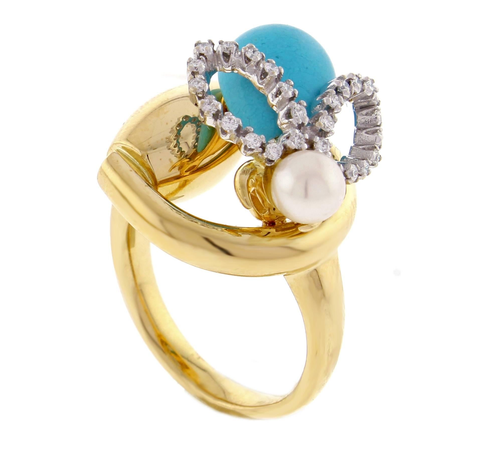 diamond bee ring