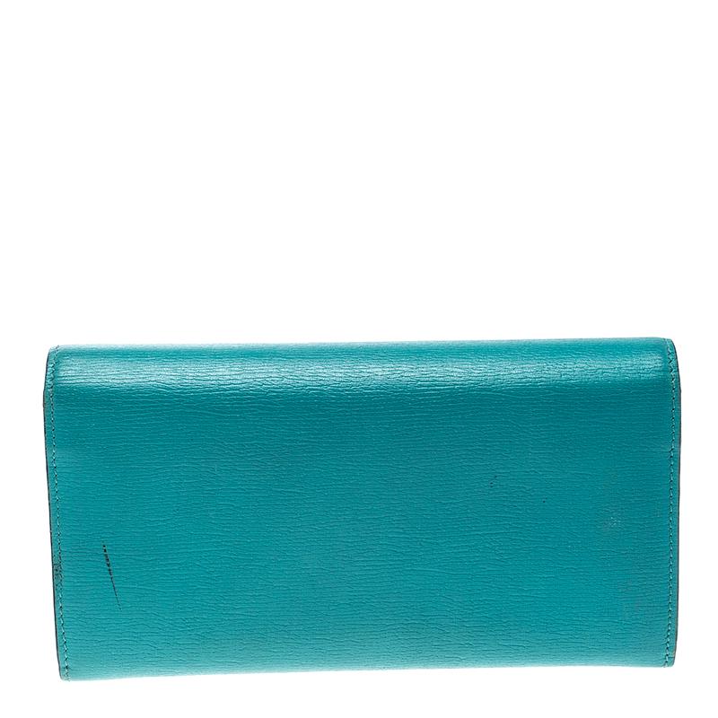 turquoise leather wallet