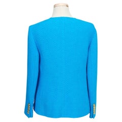 Gucci Turquoise Tweed Jacket NWT