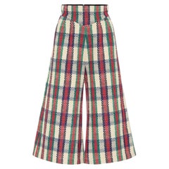 Gucci Tweed Culotte Trousers in Iconic Tricolour