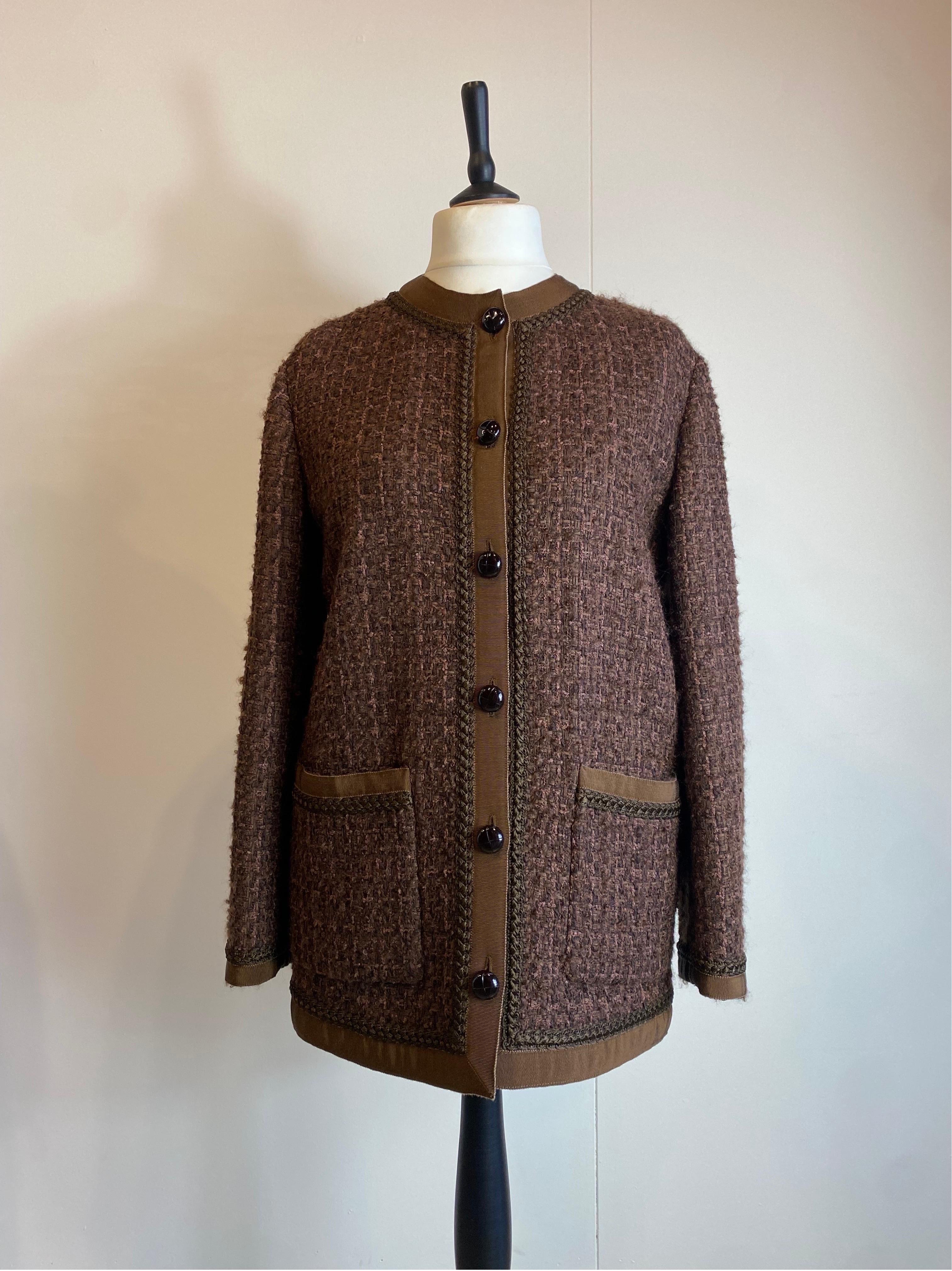 Gucci tweed wool Jacket In Excellent Condition For Sale In Carnate, IT