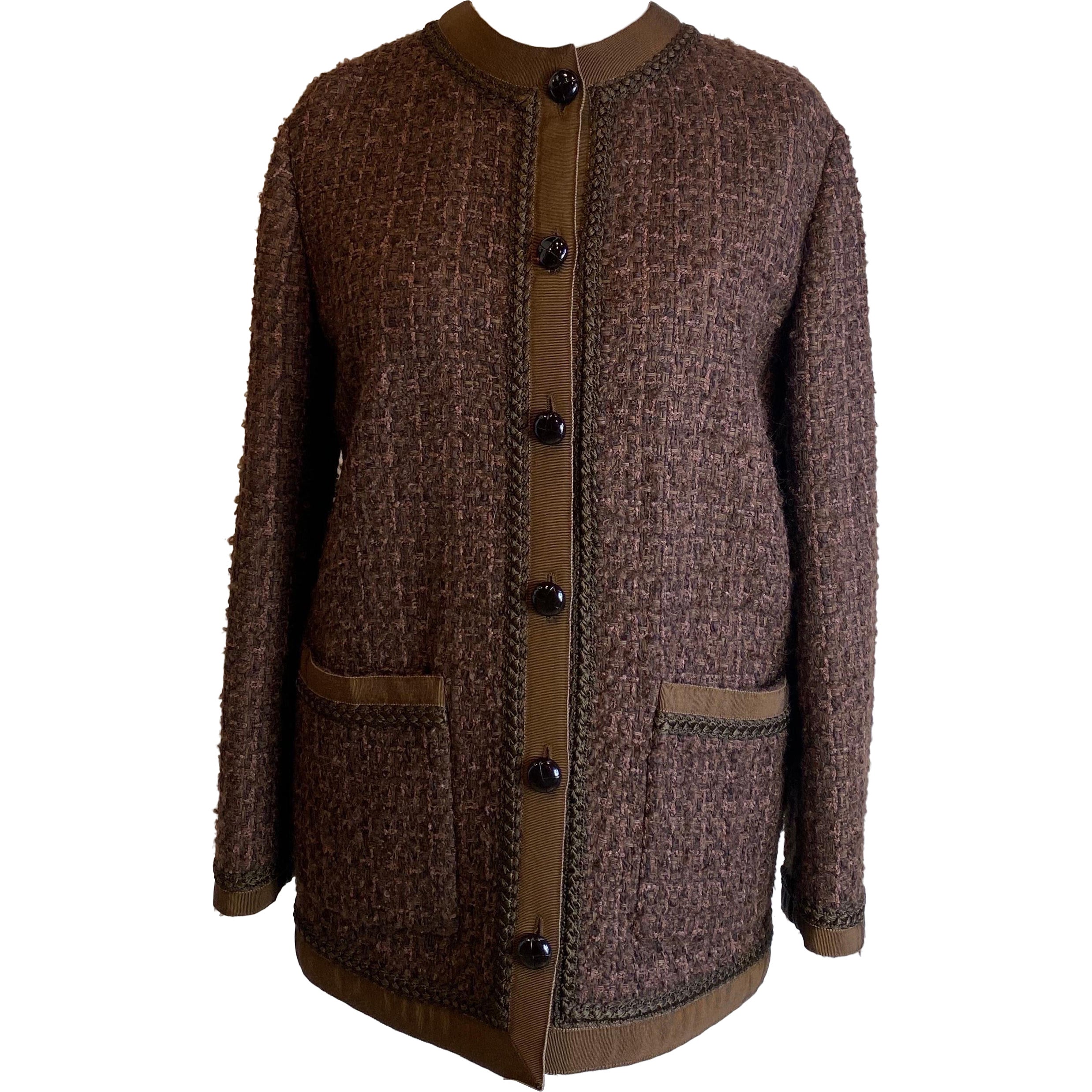 Giacca in lana tweed di Gucci