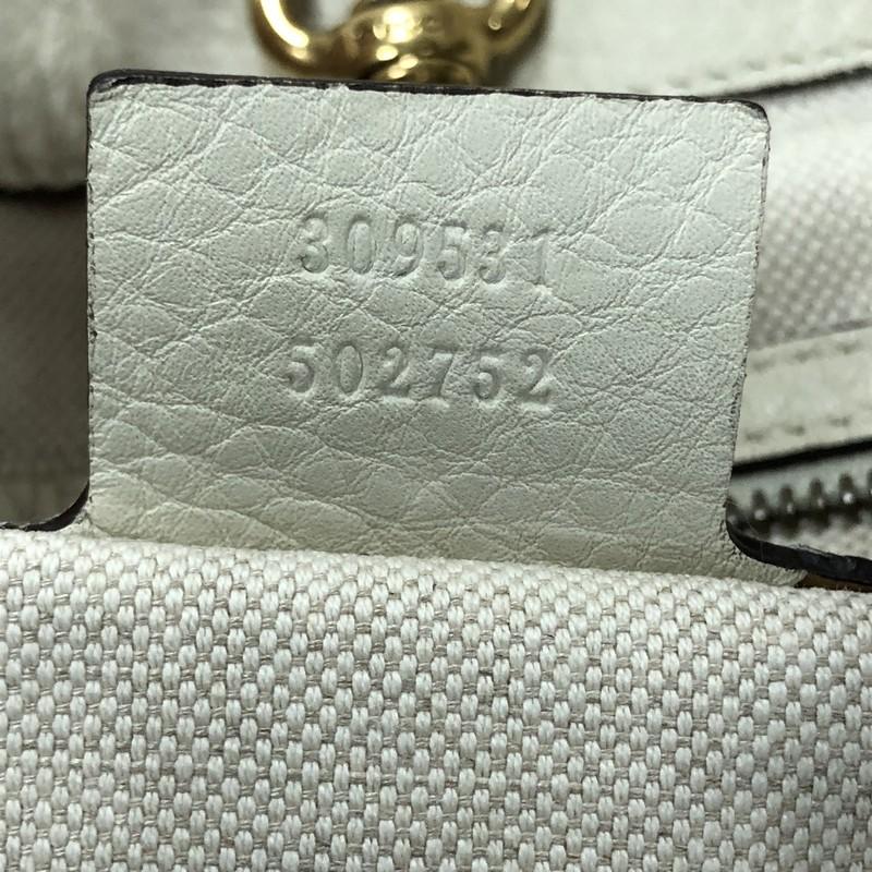 Gucci Twill Shoulder Bag Leather 5