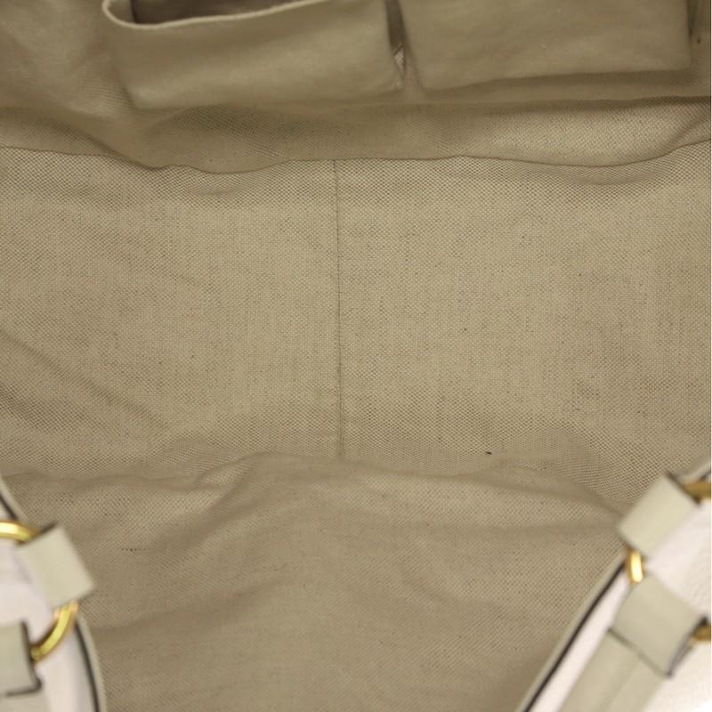 Gucci Twill Shoulder Bag Leather 1