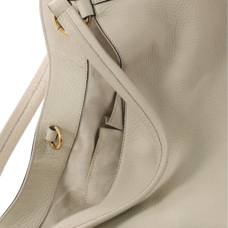 Gucci Twill Shoulder Bag Leather 3