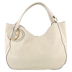 Gucci Twill Shoulder Bag Leather
