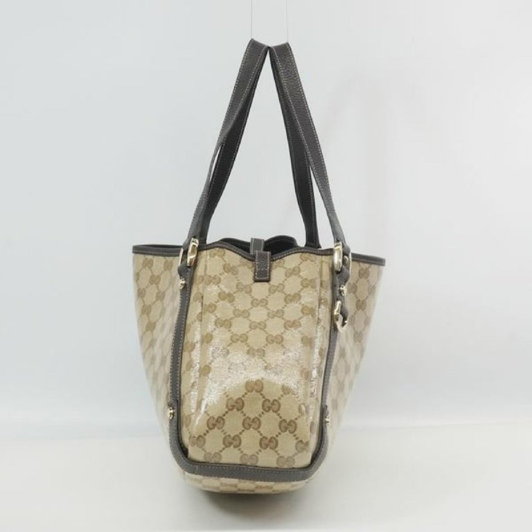 GUCCI Twins GG Crystal Womens shoulder bag 293578 beige x brown For ...