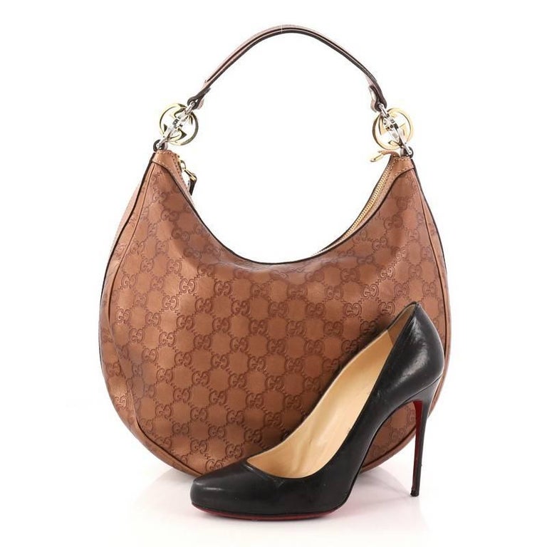 Gucci Twins Hobo Guccissima Leather Medium at 1stdibs