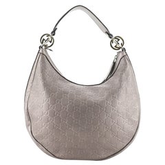 Gucci Twins Hobo Guccissima Leather Medium