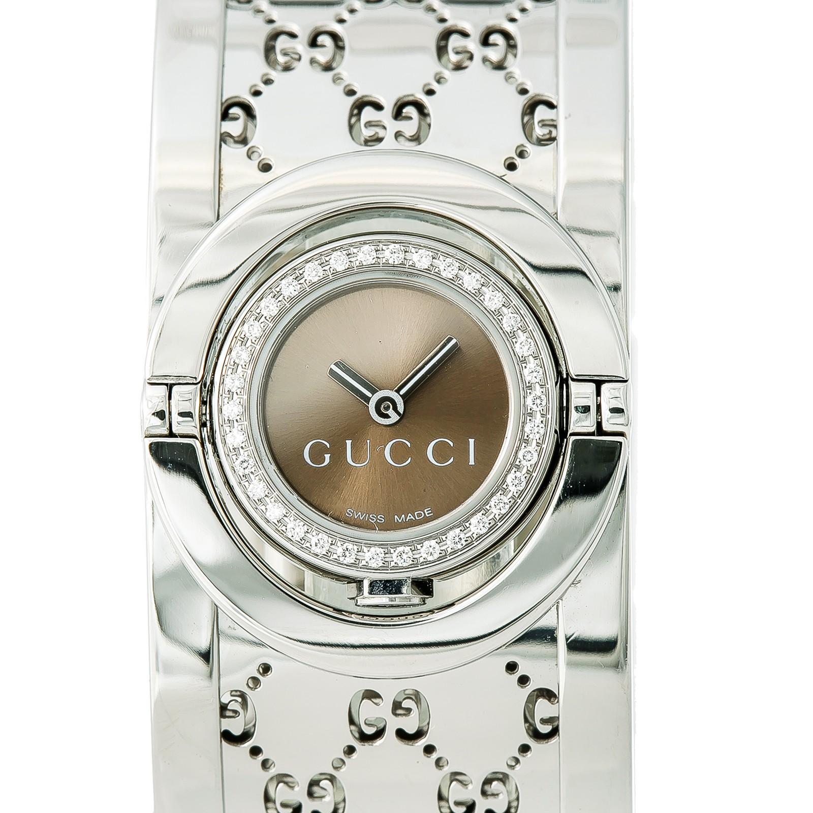 gucci twirl diamond watch