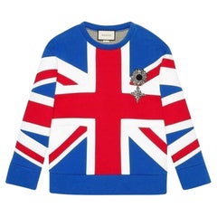 Gucci Union Jack Jersey Sweatshirt XS