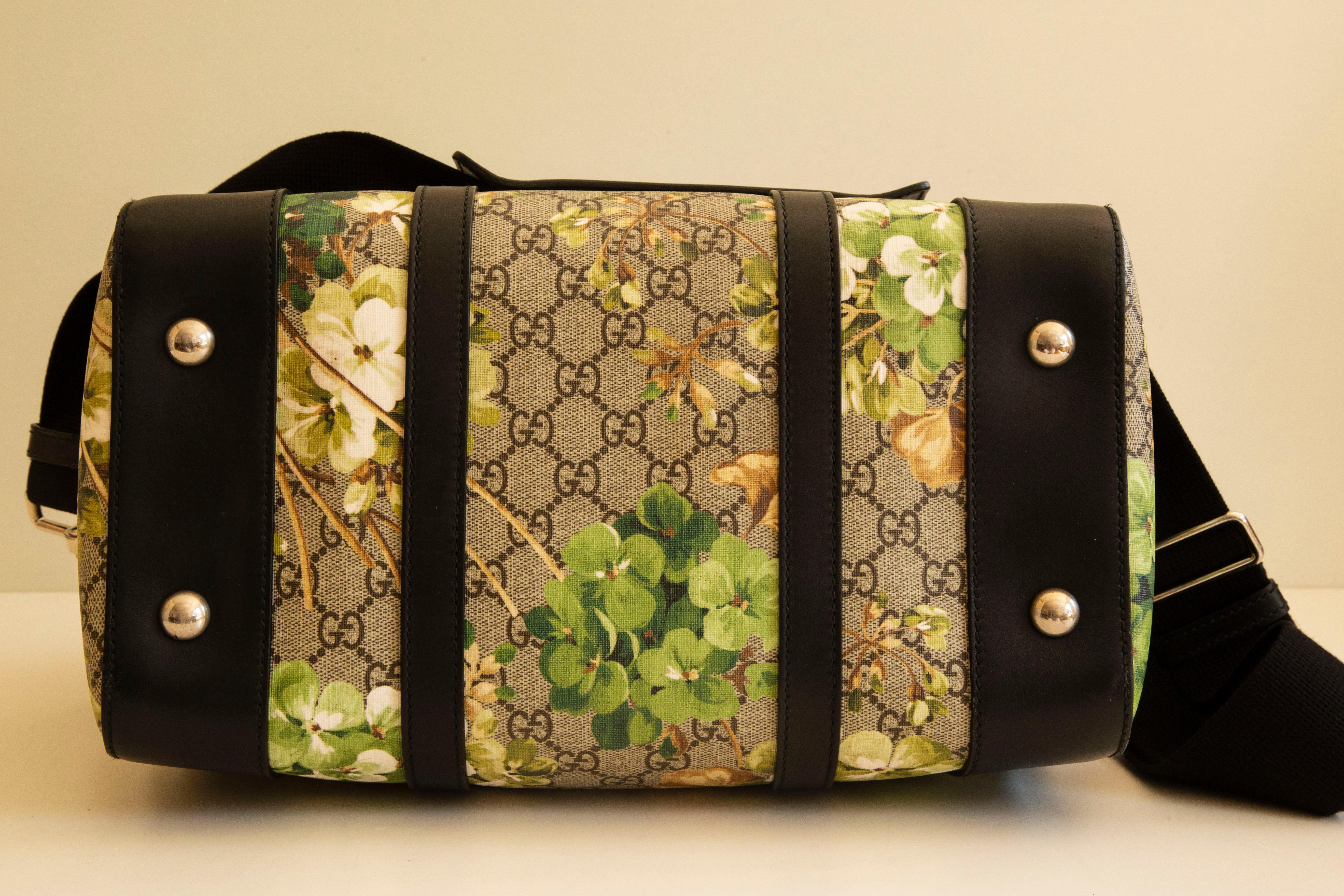 gucci bag with flower print
