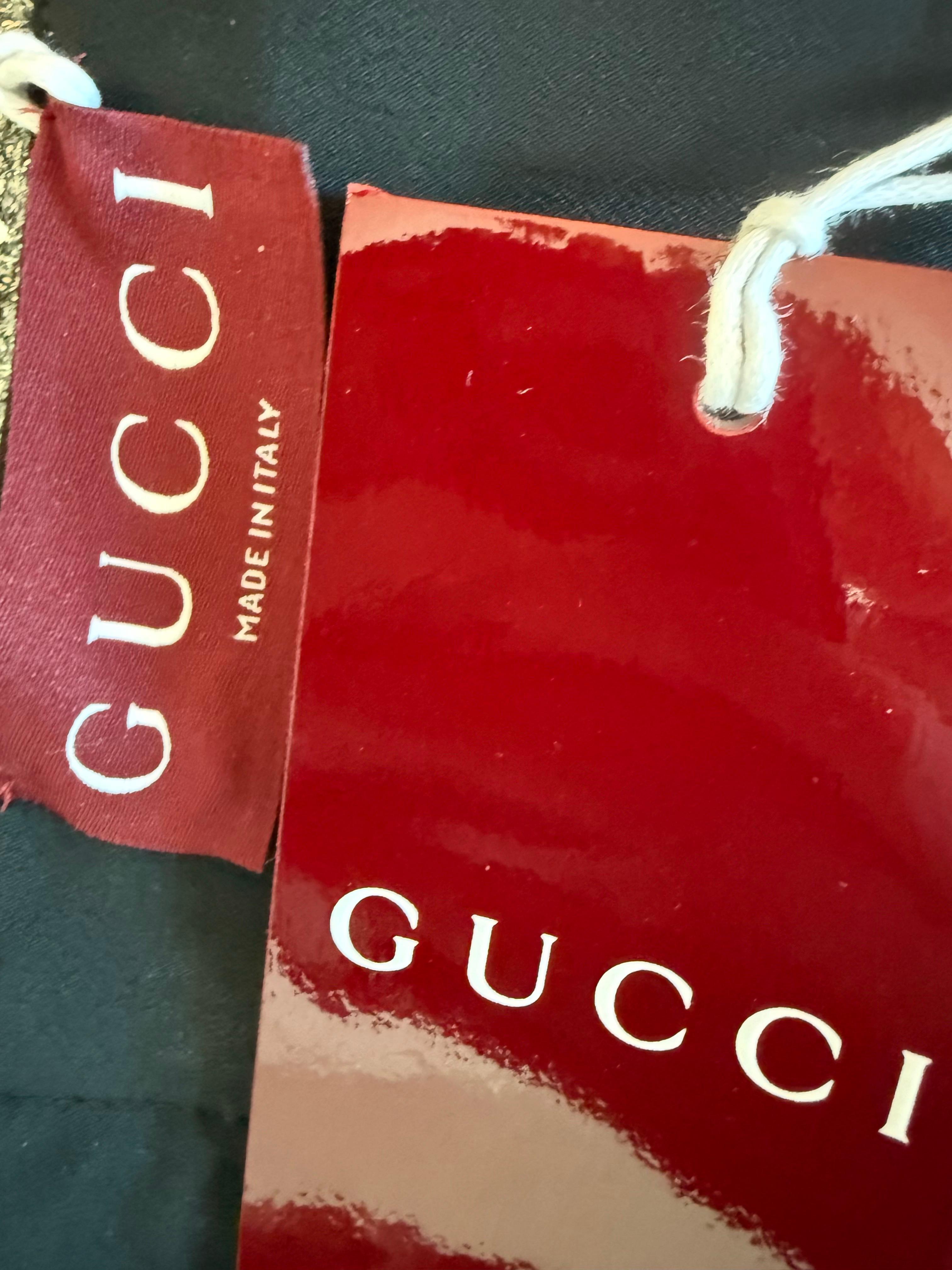 Gucci Ungetragene Kristall verschönert Silber Rohr BH Bralette Crop Top im Angebot 11