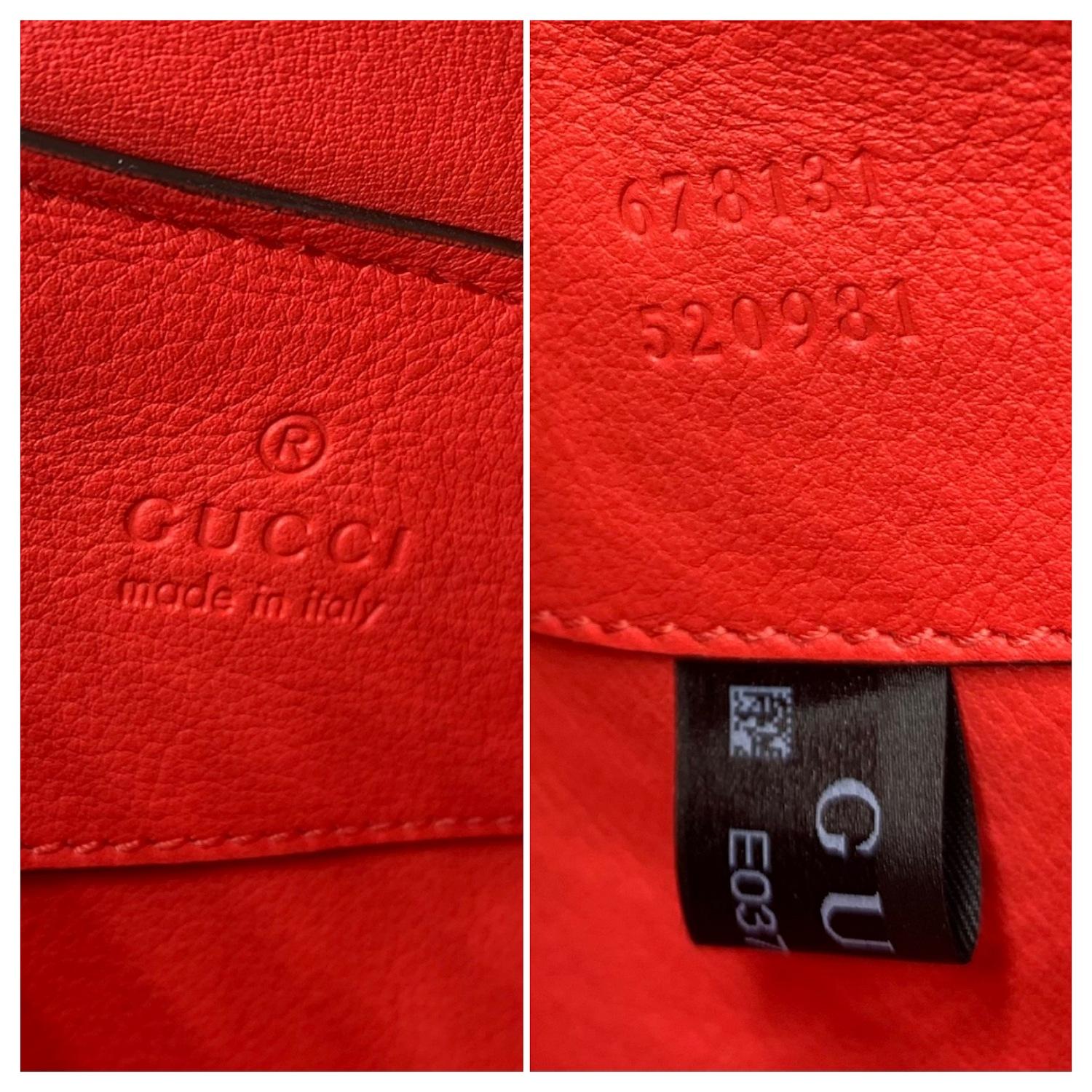 Pink Gucci Valentine's Day Small Heart Bag