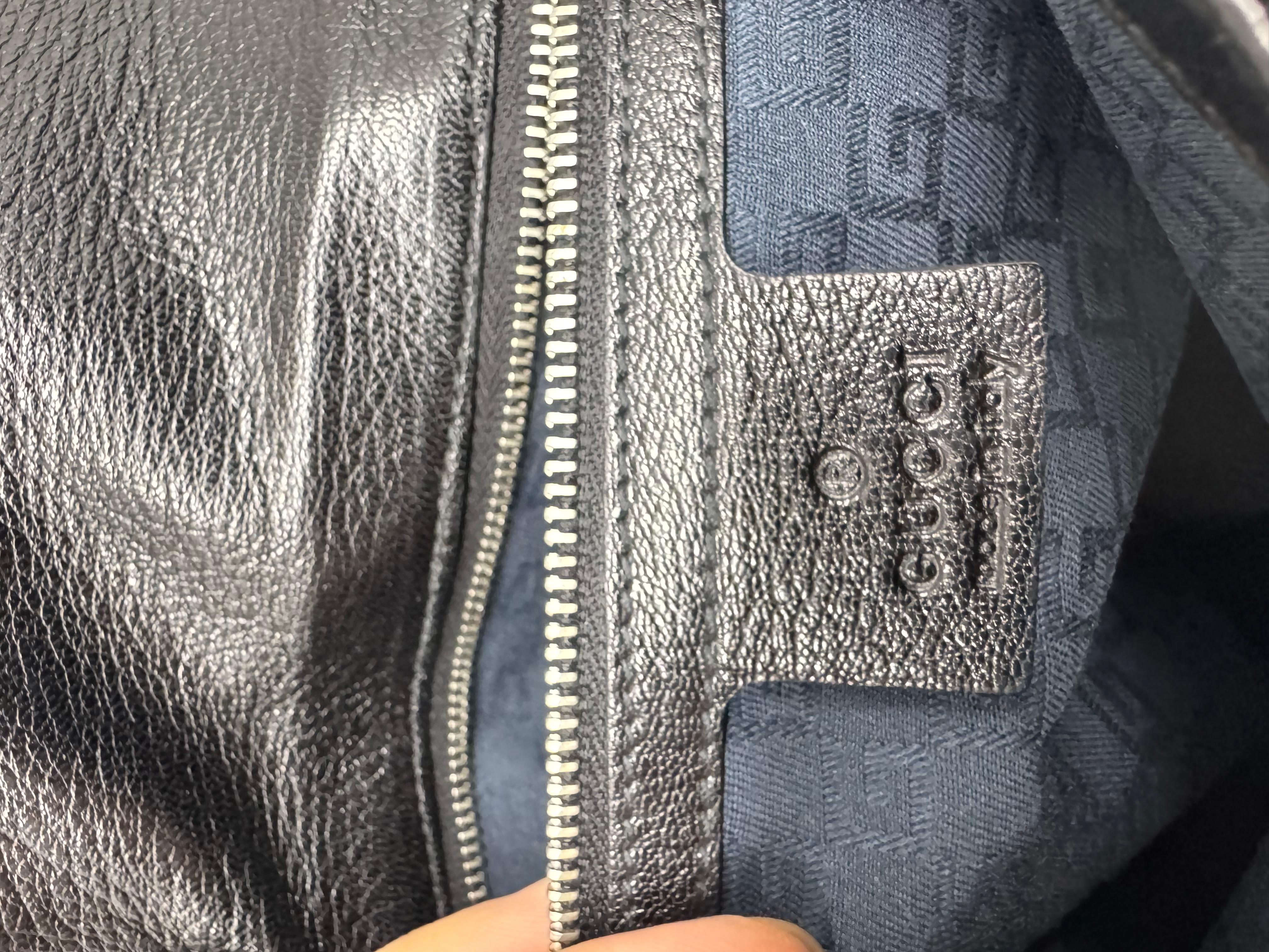 Gucci Velour Blondie Stripe GG Soho Flap Bag For Sale 5