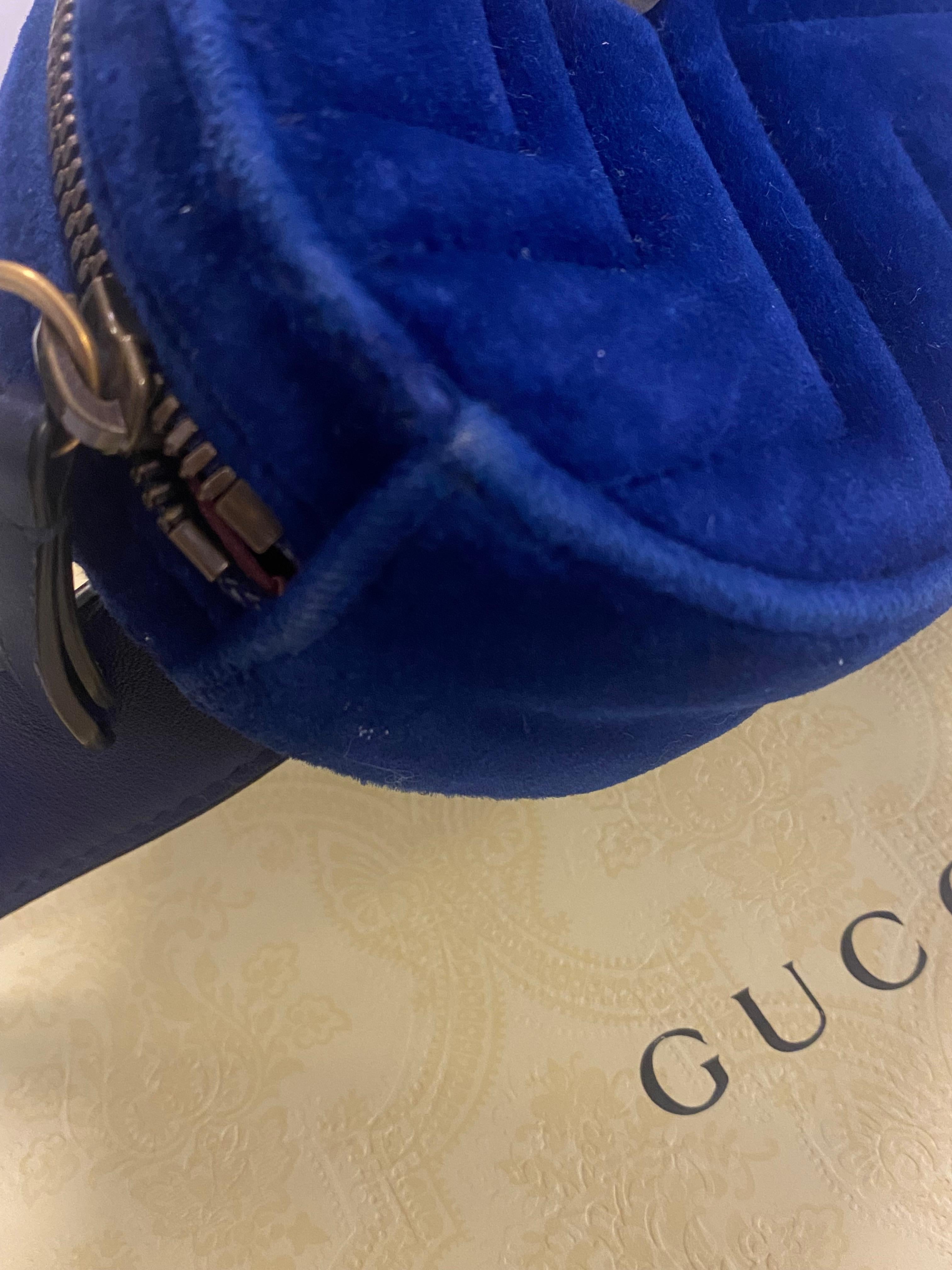 Gucci Velvet Belt Bag For Sale 1