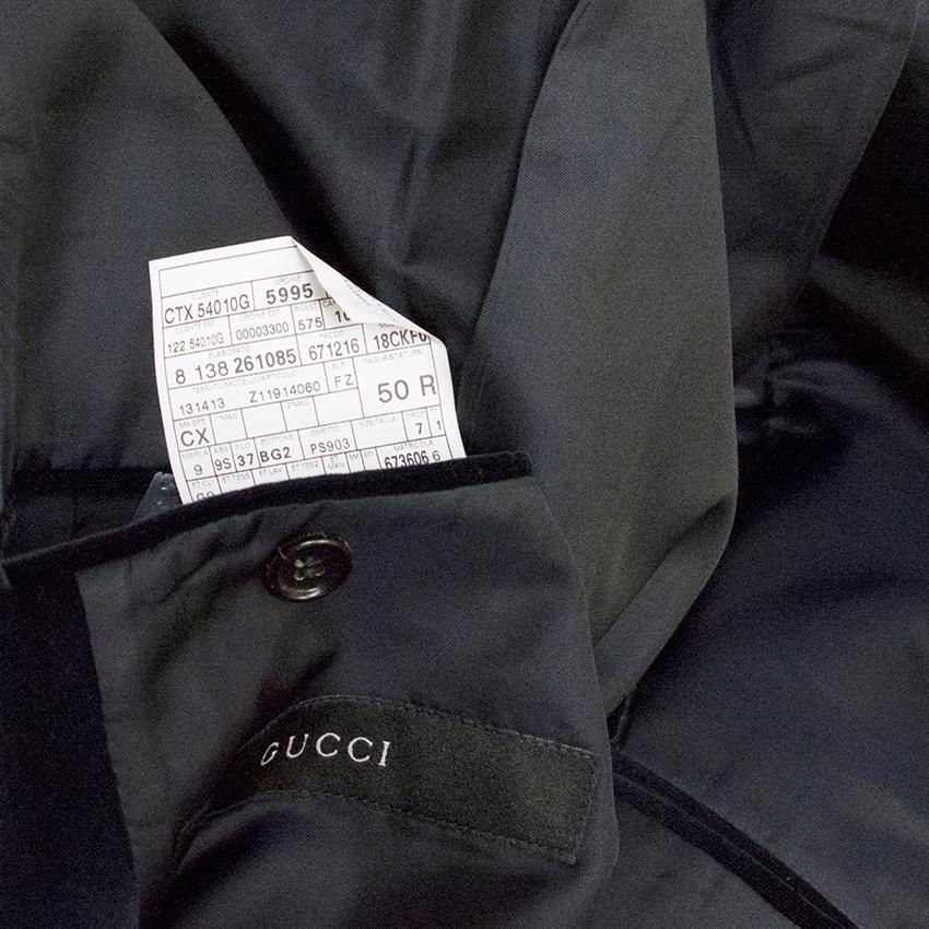 Gucci Velvet Blazer SIZE L IT 50R For Sale at 1stDibs | 50r blazer