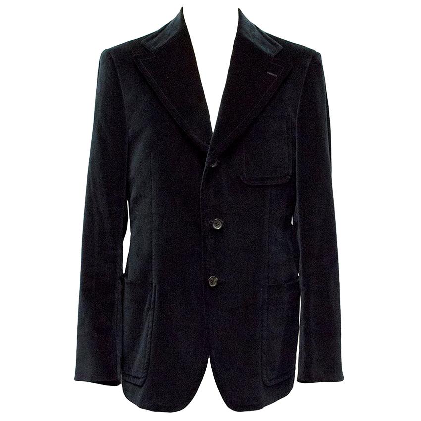 Gucci Velvet Blazer SIZE L IT 50R For Sale at 1stDibs | 50r blazer