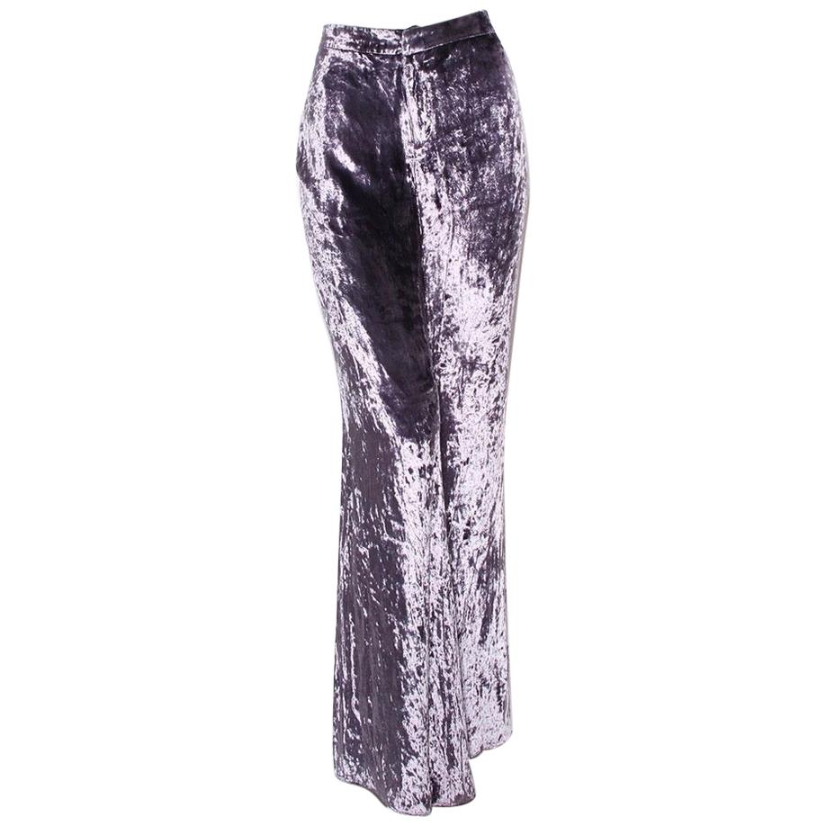 Gucci Velvet Flare Trouser (Tom Ford SS2000)