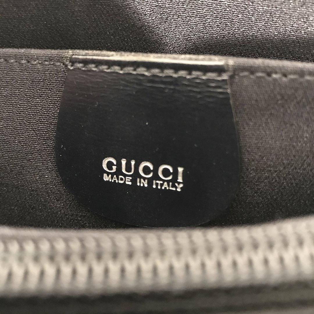 Gucci Velvet Monogram Wristlet (Tom Ford Era) 1