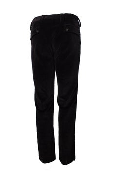 Gucci, velvet rib pantalon in black