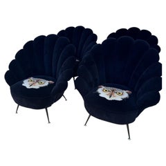 Gucci Velvet with Embroidered Owl