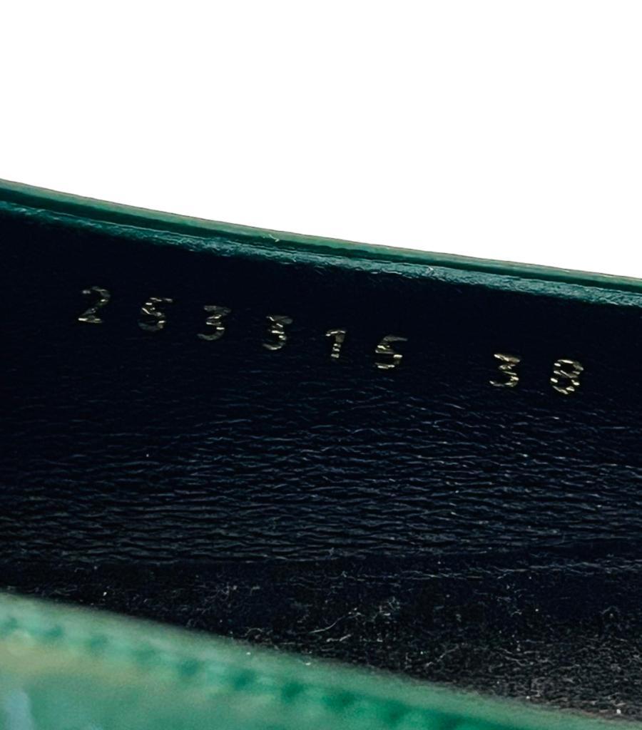 Gucci Vernice Naplack Web Ballet Flats 2