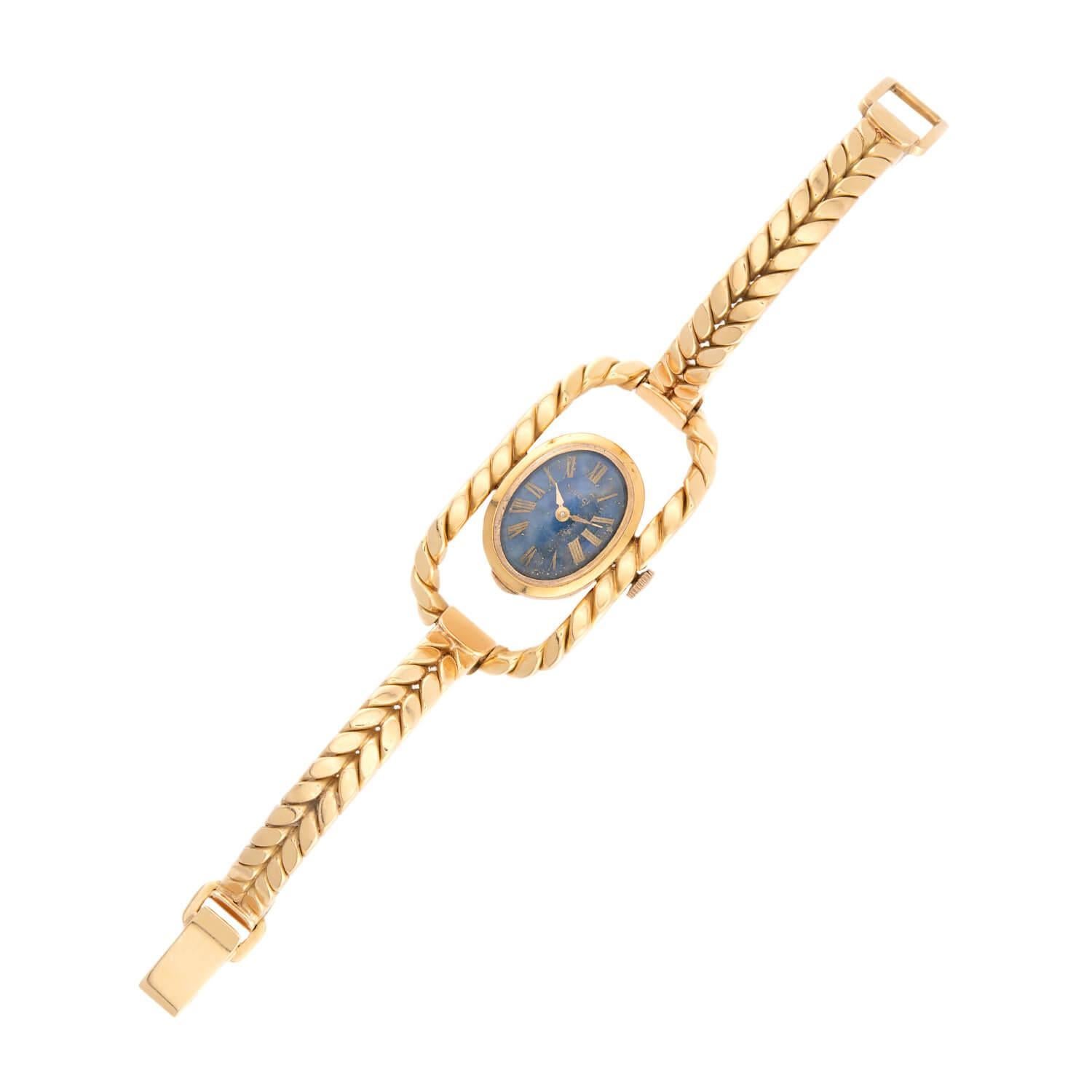 Retro GUCCI Vintage 18k Ladies Wristwatch For Sale
