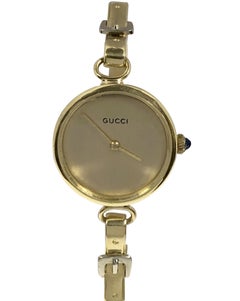 Gucci Vintage 1970s Yellow Gold ladies Bracelet Watch