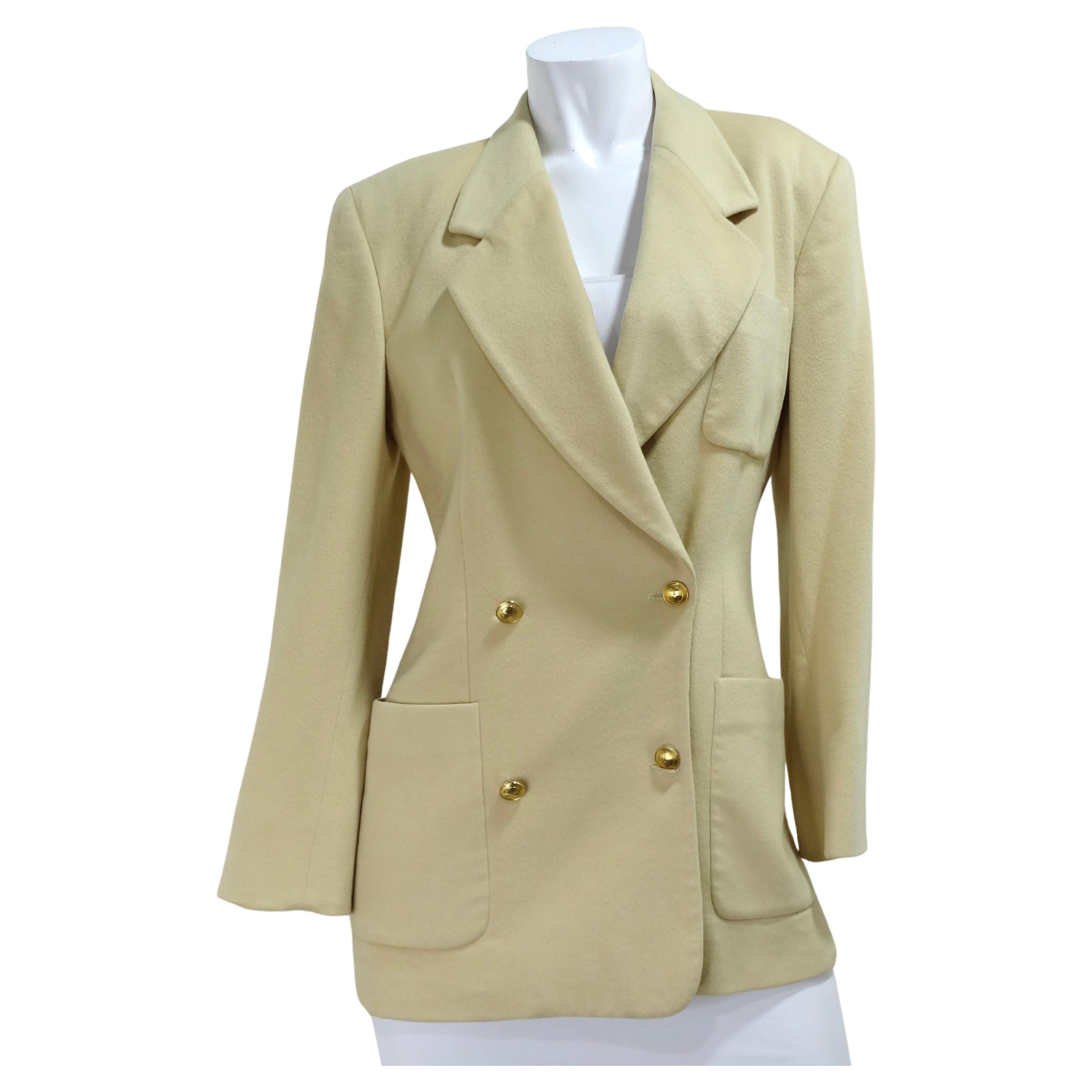 Gucci Vintage 1990er Jahre Kaschmir-Blazer im Angebot