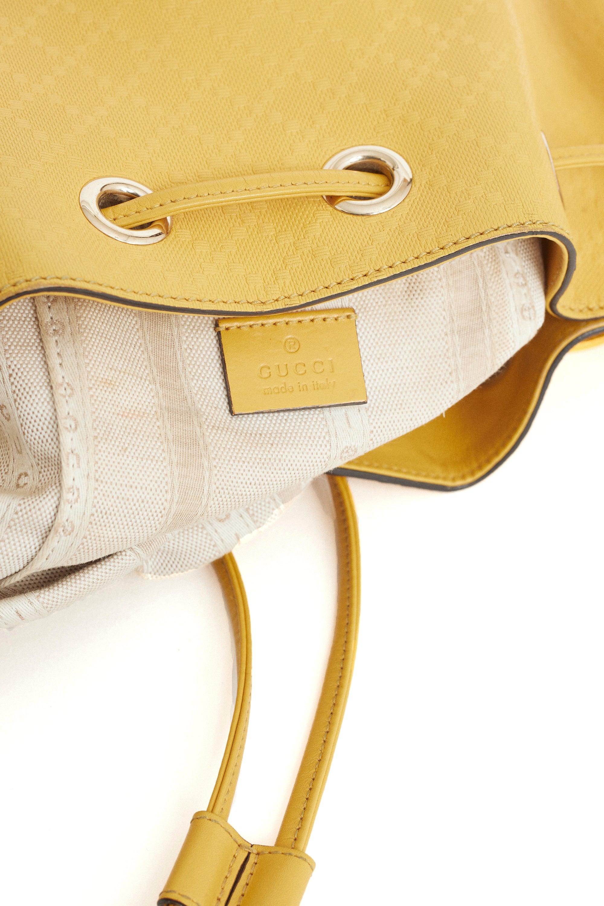 Women's or Men's Gucci Vintage 2000’s Diamante Embossed Bucket Bag