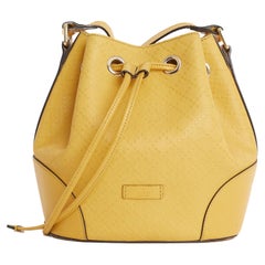 Gucci Vintage 2000’s Diamante Embossed Bucket Bag