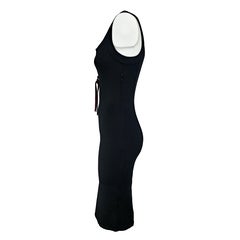 GUCCI - Vintage 2006 Black Sleeveless Bodycon Dress LBD  Size S