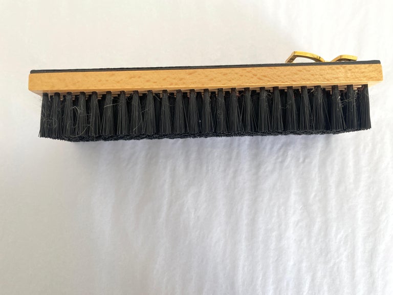 Gucci Vintage 70's Logo Horsebit Clothes Brush For Sale at 1stDibs