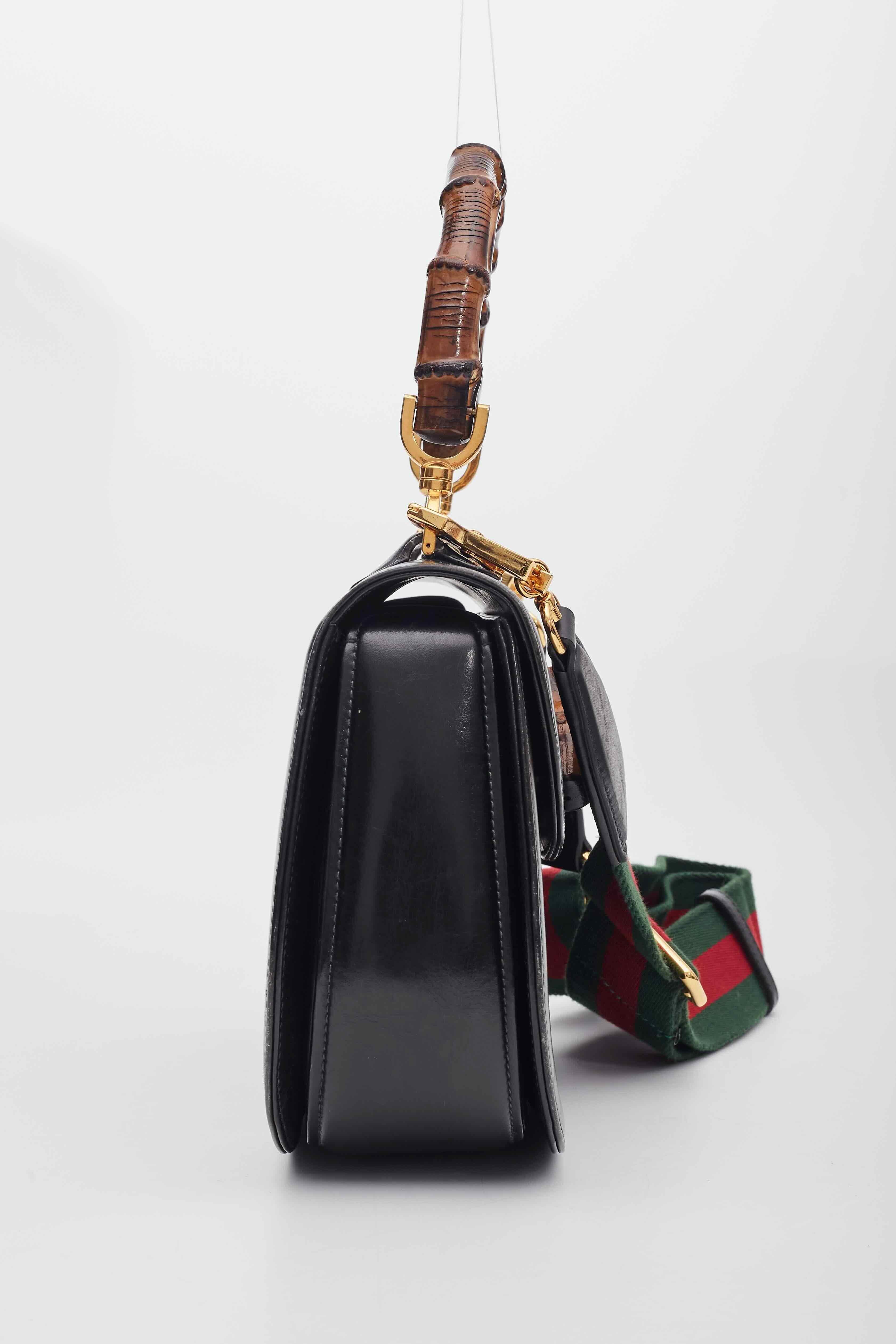 Gucci Vintage Bamboo 1947 Mini sac à poignée supérieure en vente 1
