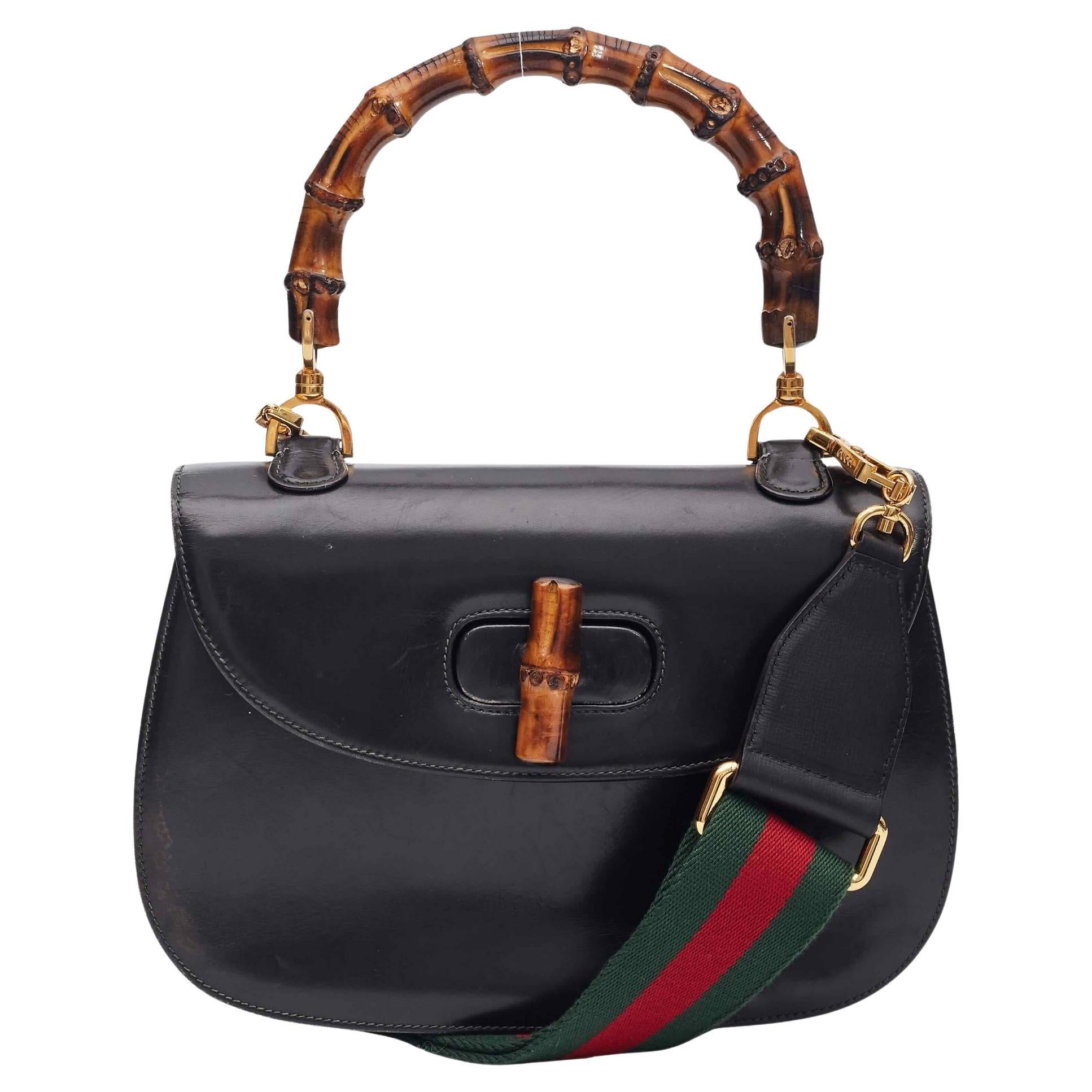 Gucci Vintage Bamboo 1947 Mini Top Handle Bag For Sale