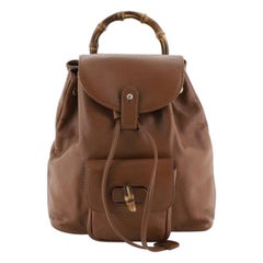 Gucci Vintage Bamboo Backpack Leather Mini 