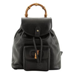 Gucci Vintage Bamboo Backpack Leather Mini 