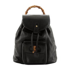 Gucci Vintage Bamboo Backpack Leather Mini