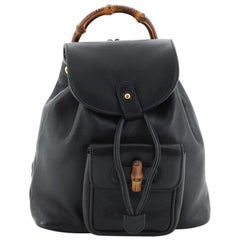 Gucci Vintage Bamboo Backpack Leather Mini