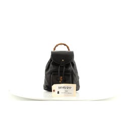 Gucci Vintage Bamboo Backpack Leather Mini