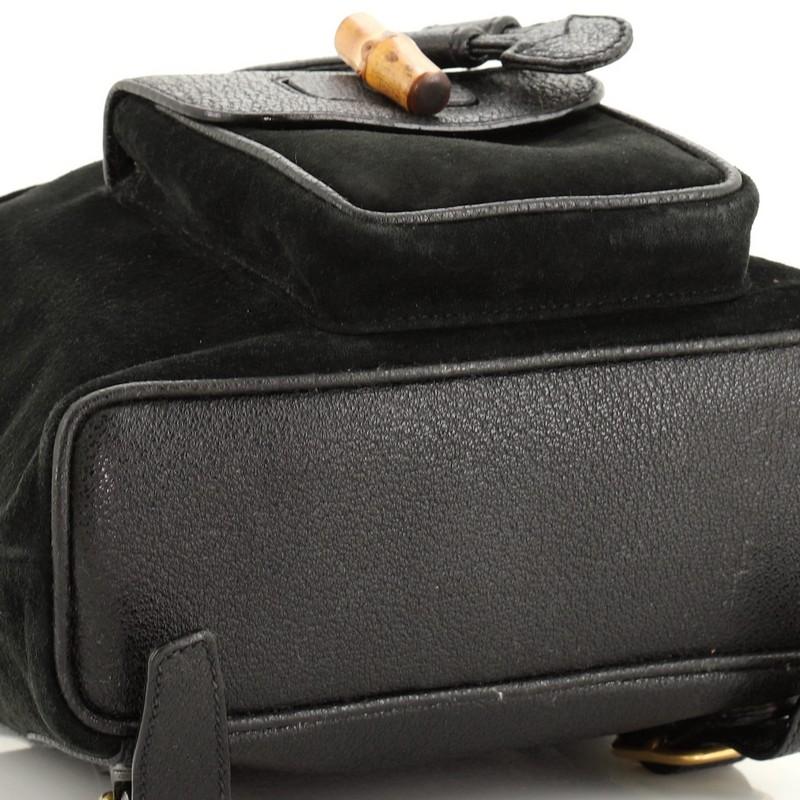 Gucci Vintage Bamboo Backpack Suede Mini 1
