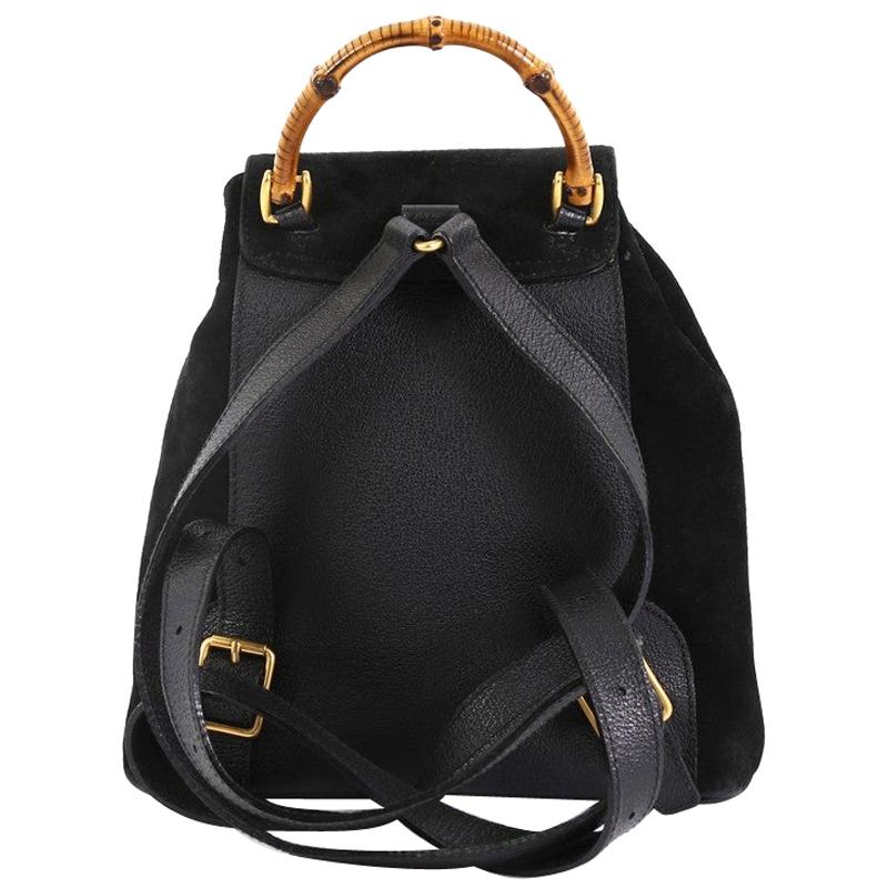 Black Gucci Mini Backpack 6 For Sale on 1stDibs