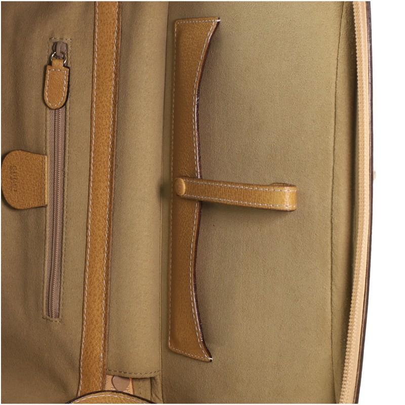 Gucci Vintage Bamboo Vanity Case Leather Medium 1