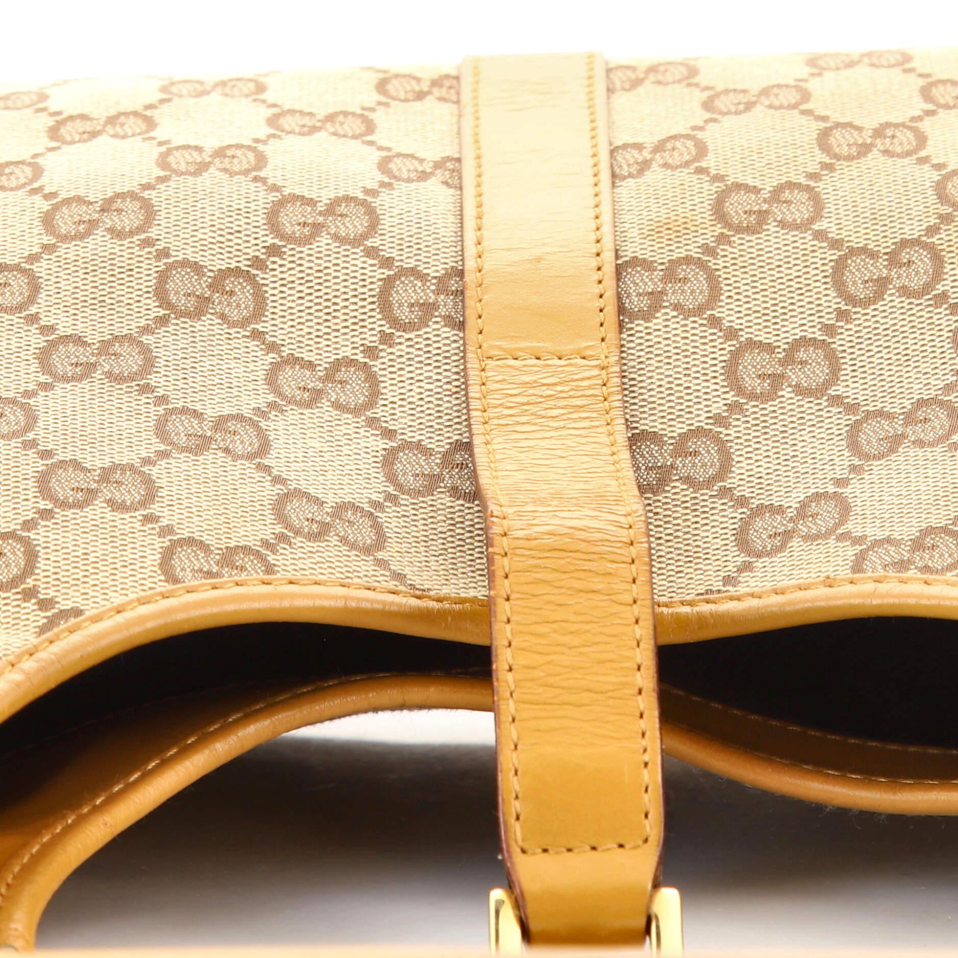 Gucci Vintage Bardot Hobo GG Canvas Medium 1