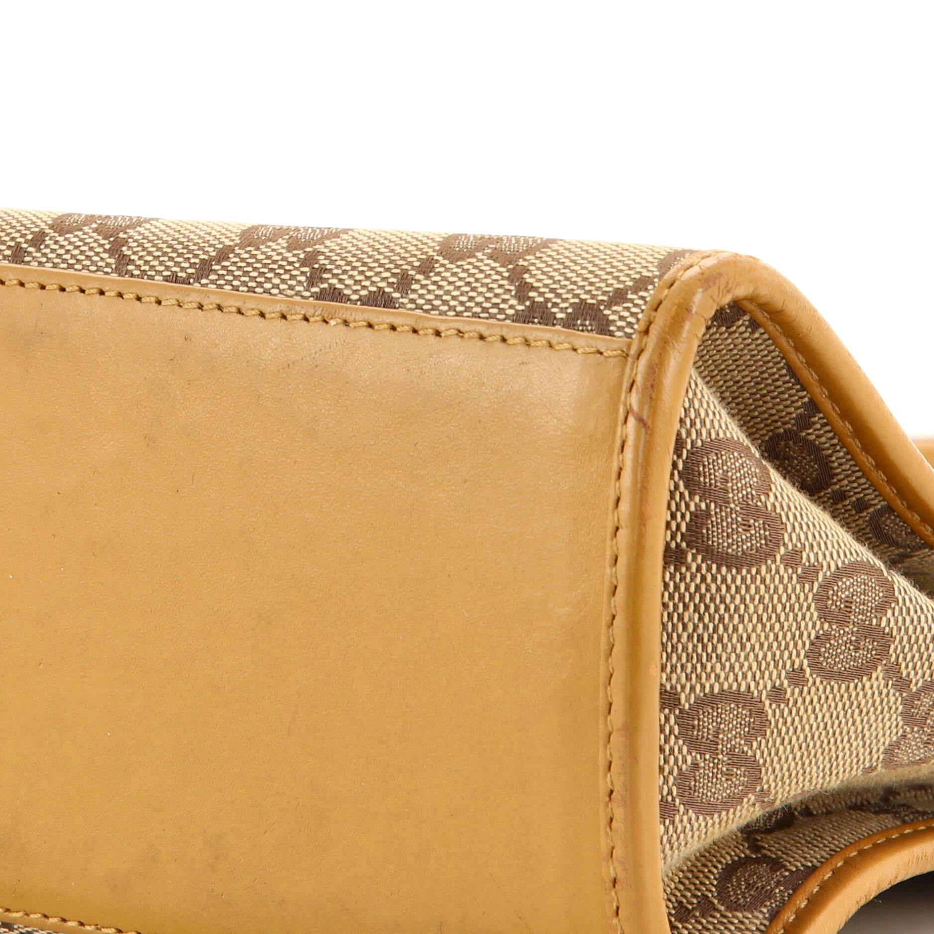 Gucci Vintage Bardot Hobo GG Canvas Medium 3