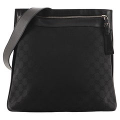 Gucci Vintage Belted Flat Messenger GG Canvas Large